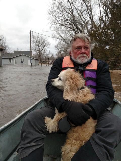 Rescued in boat